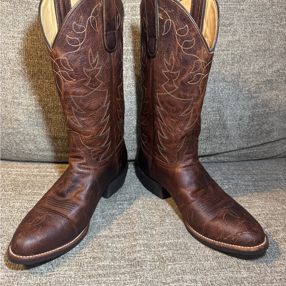 Cody James Men’s Brown Leather Cowboy Boots BCJSP20P42 size 8.5D - Picture 9 of 12